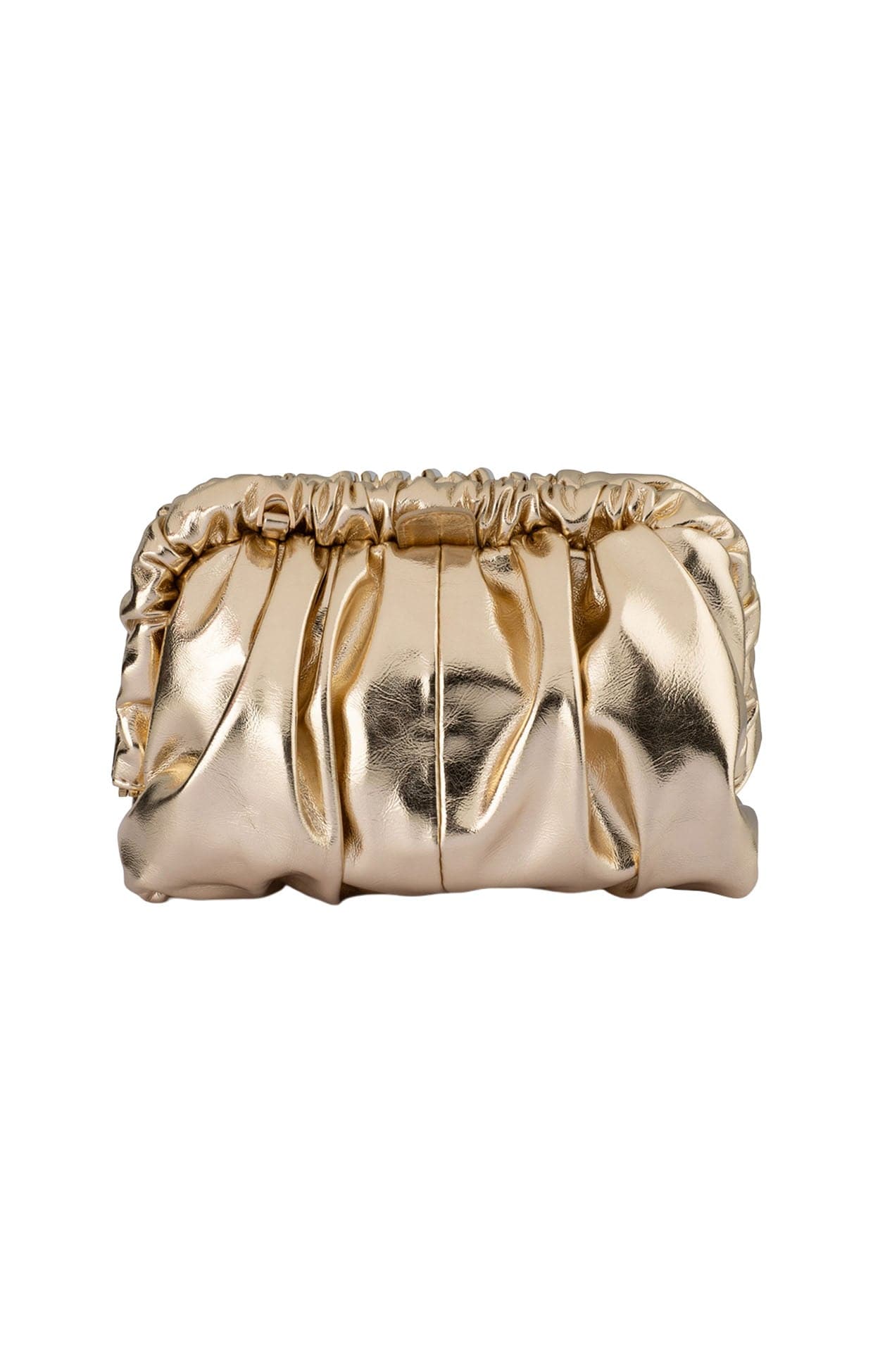 Bags OS / GOLD BETTY METALLIC CLUTCH BAG IN GOLD
