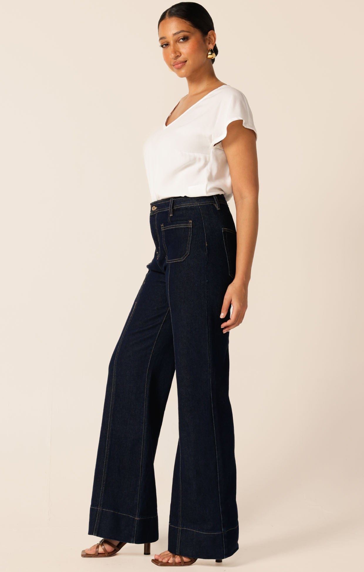 Pants FARRAH WIDE LEG JEAN