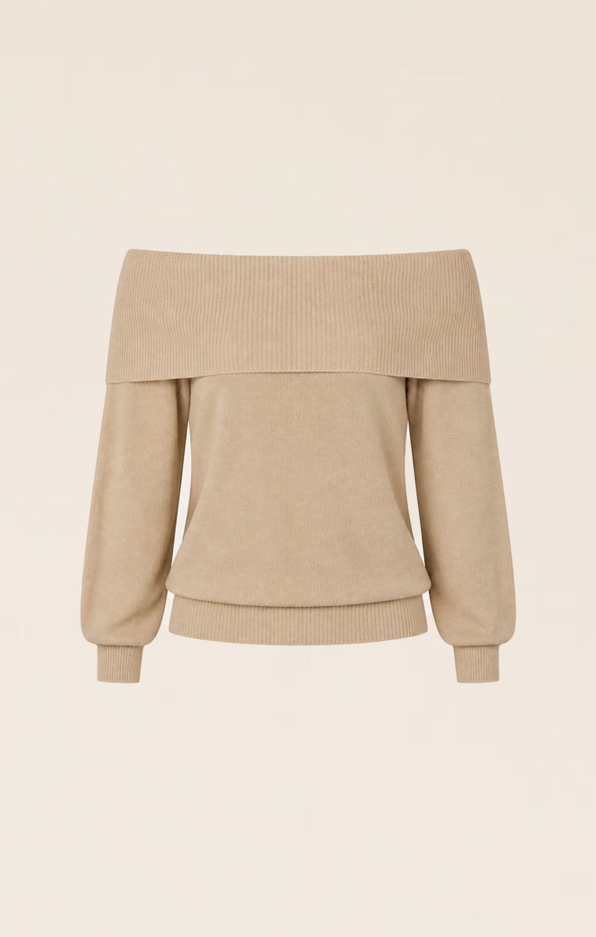 Knitwear ANDRENA KNIT TOP IN OATMEAL
