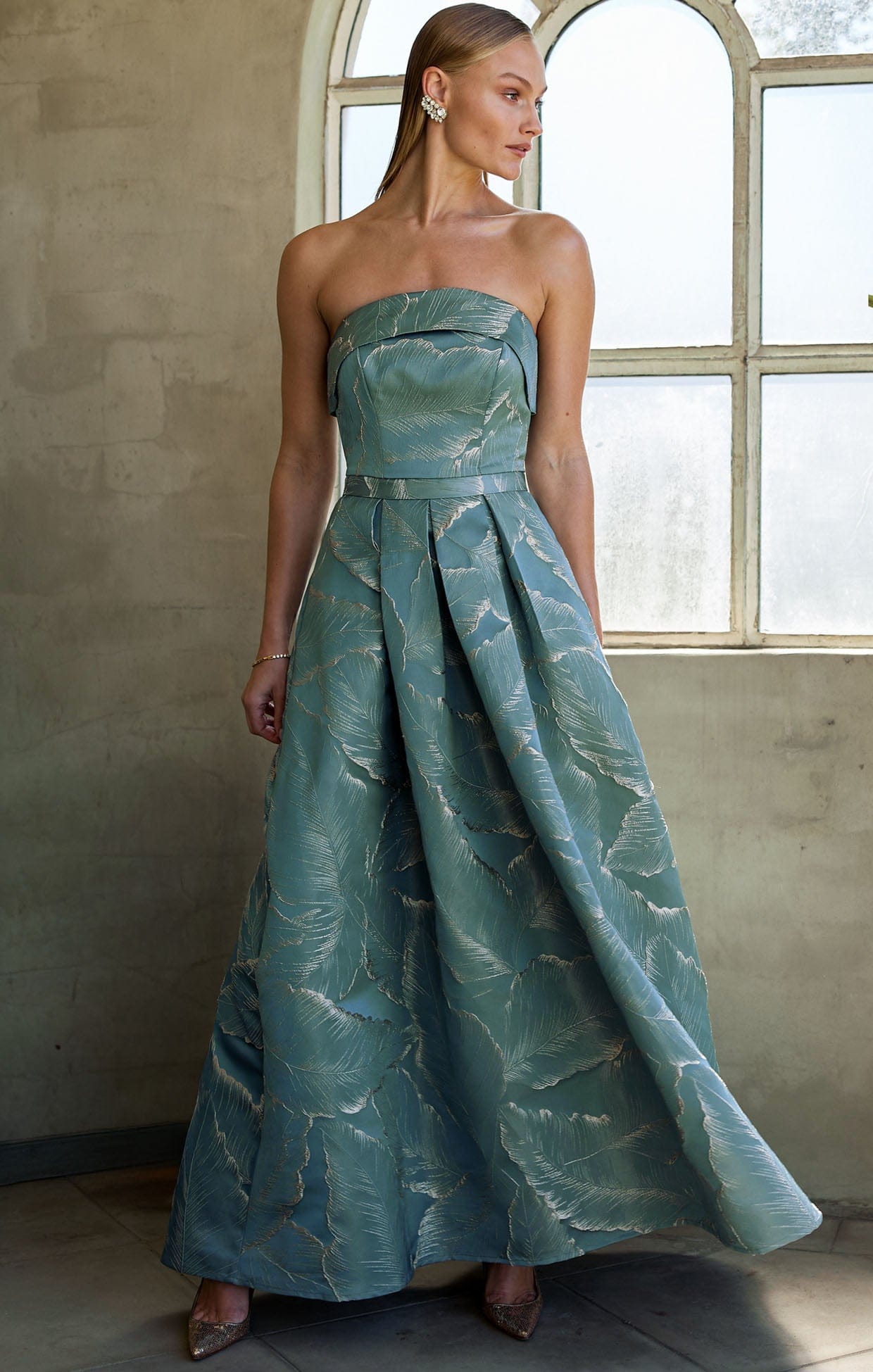 Atelier Bolero and Gown Formal Set in Blue Gold – SACHA DRAKE