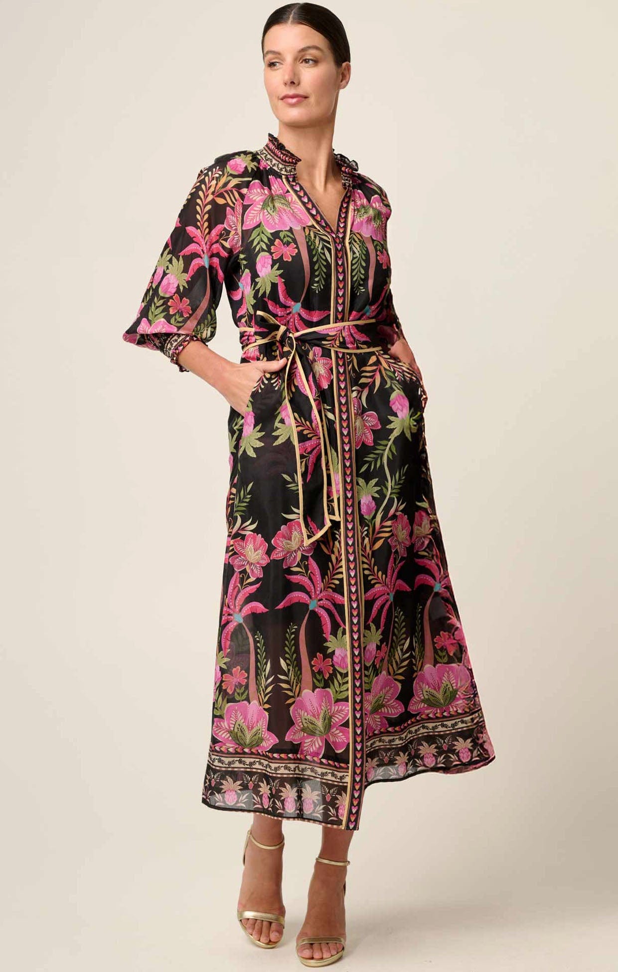 Dresses Multi Occasion CARMEN MAXI DRESS IN ÁNTHOS LÓTOS