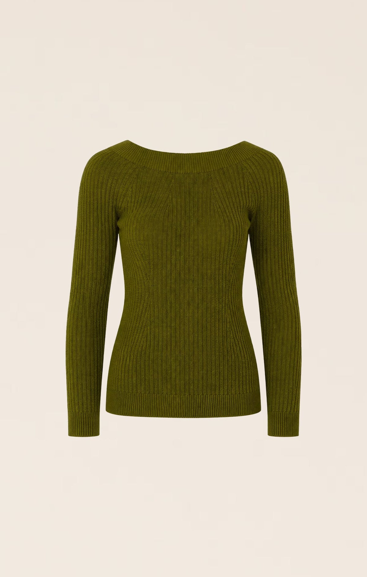 Knitwear CLAIRE KNIT IN OLIVE