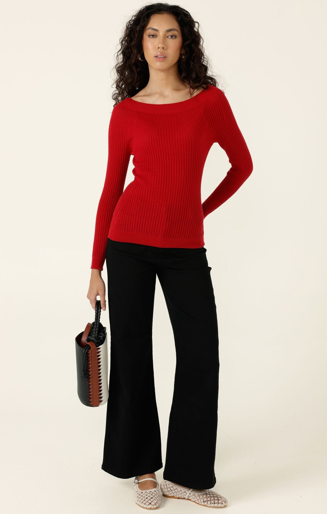 Knitwear CLAIRE KNIT IN RED