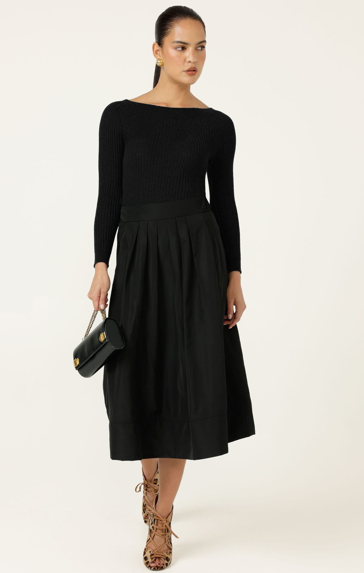 Knitwear CLAIRE KNIT IN BLACK
