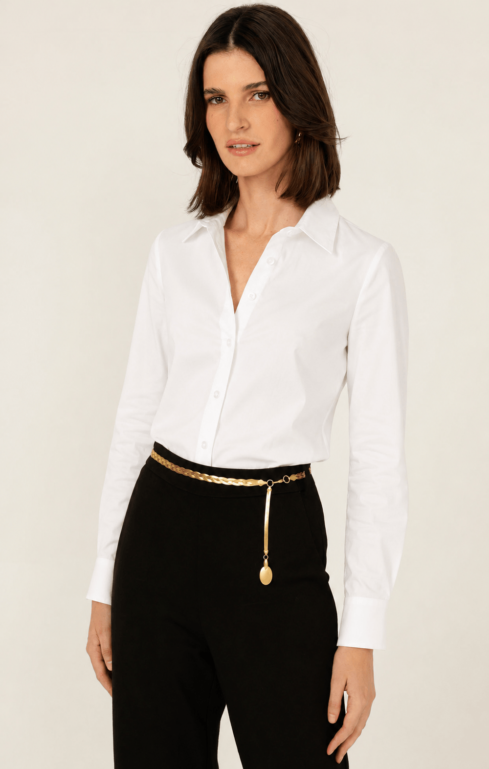 Tops Multi Occasion CLASSIC SHIRT IN WHITE