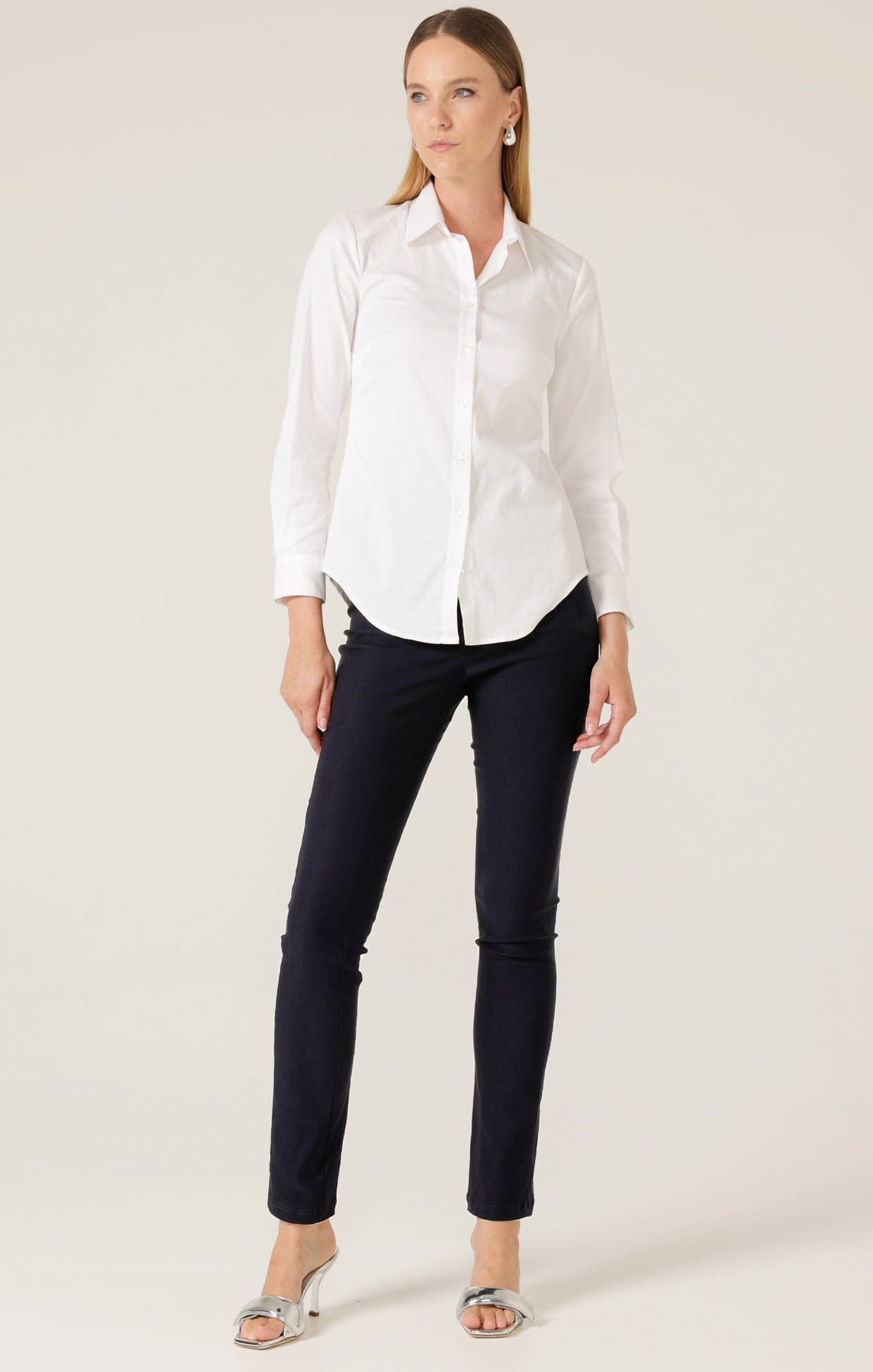 Pants Multi Occasion SKINNY PANT IN NAVY