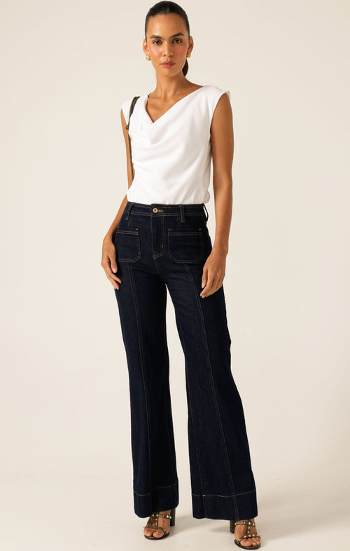 Pants FARRAH WIDE LEG JEAN