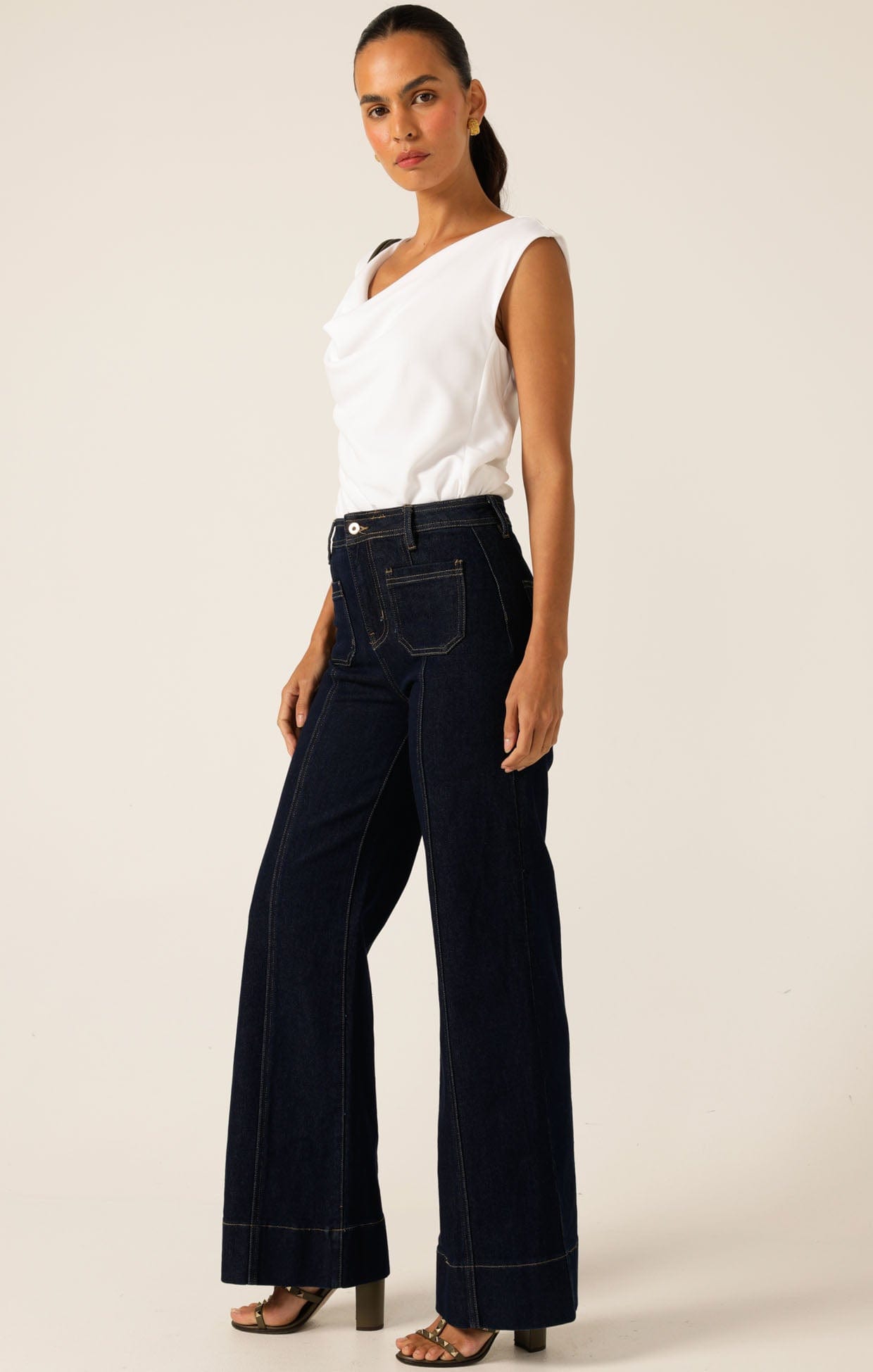 Pants FARRAH WIDE LEG JEAN