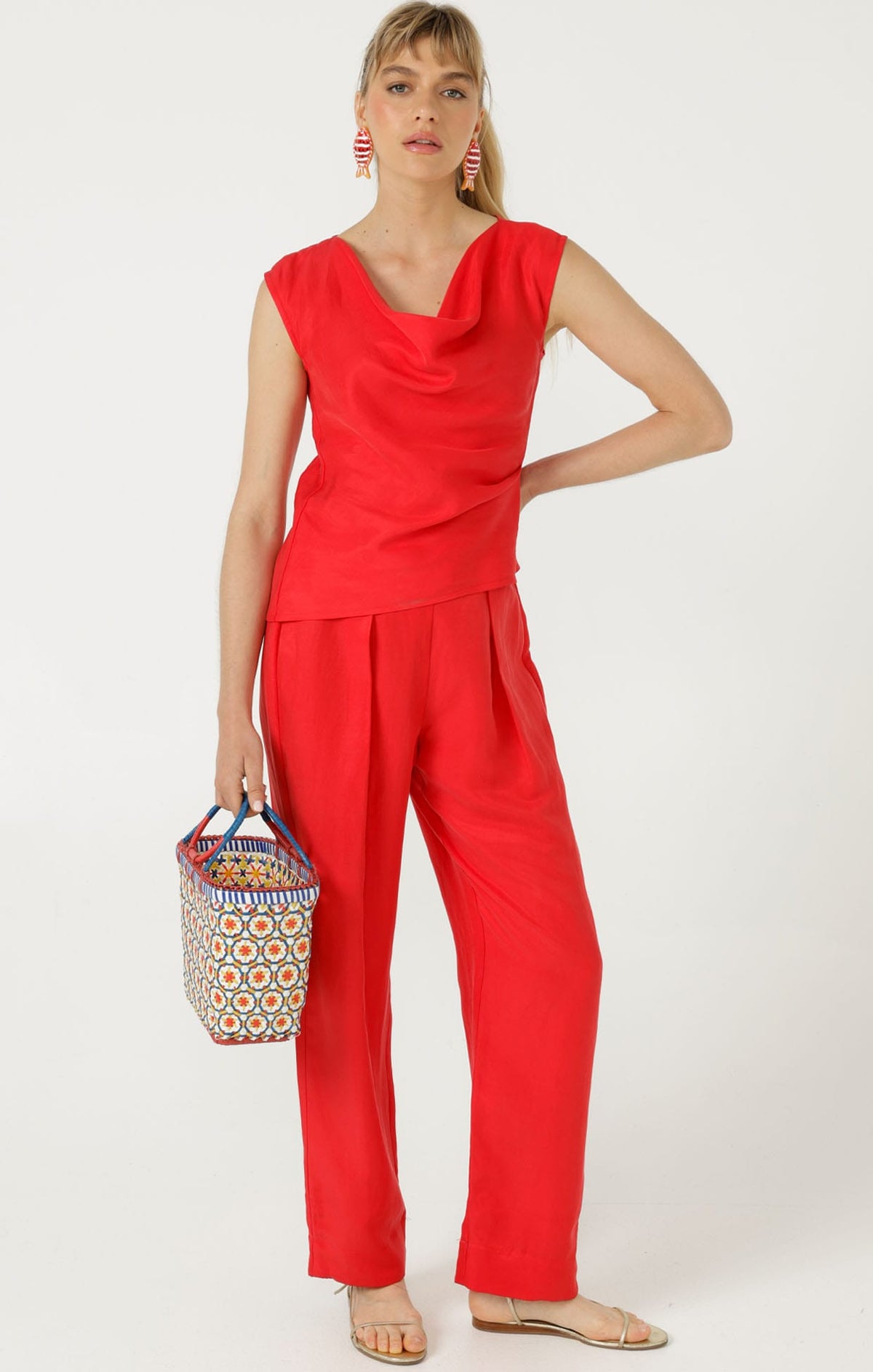 Pants Multi Occasion CORFU PANT IN FIRE
