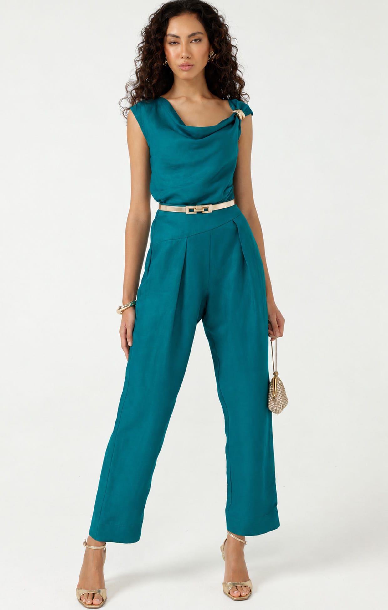 Pants CORFU PANT IN PEACOCK