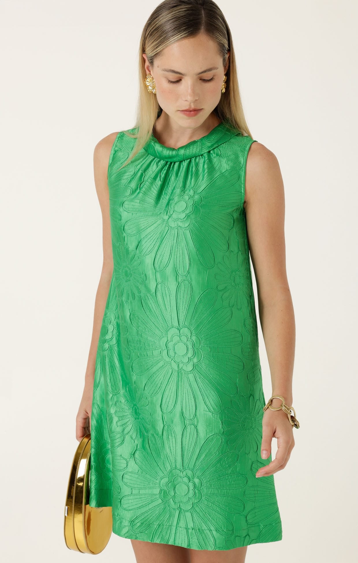 Dresses Multi Occasion DAISY SHIFT DRESS IN GREEN