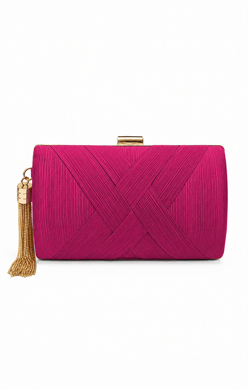 Bags OS / MAGENTA DEANNA EVENING BAG IN MAGENTA