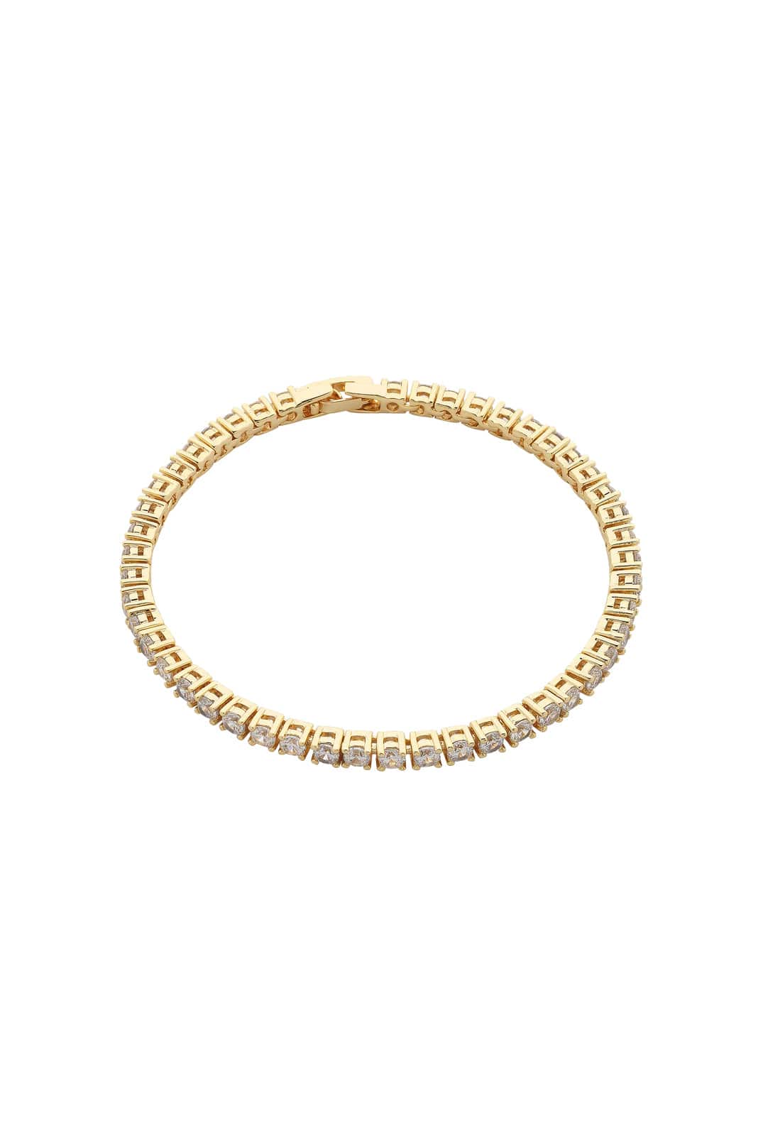 Bracelets OS / GOLD DOLCE VITA TENNIS BRACLET IN GOLD