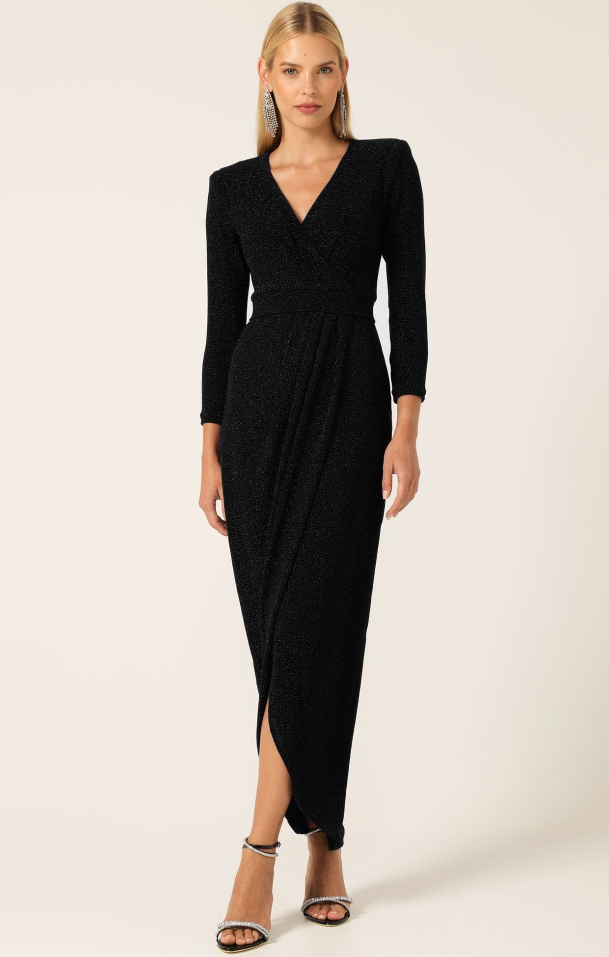 Dynasty Formal Evening Dress in Black - SACHA DRAKE Dynasty Formal Evening Dress in Black - SACHA DRAKE