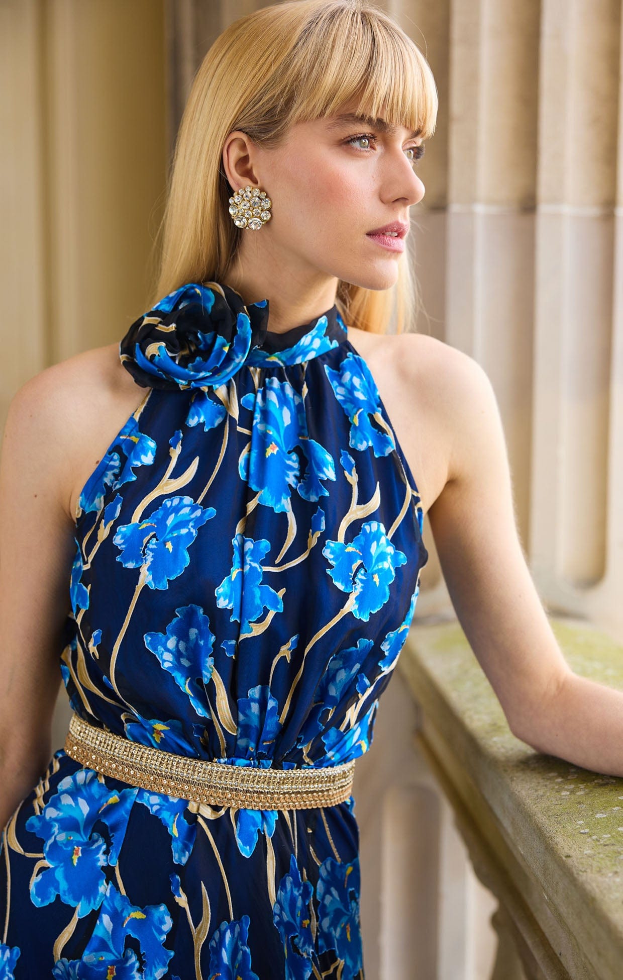 Dresses Events ELEA HALTER BIAS MAXI