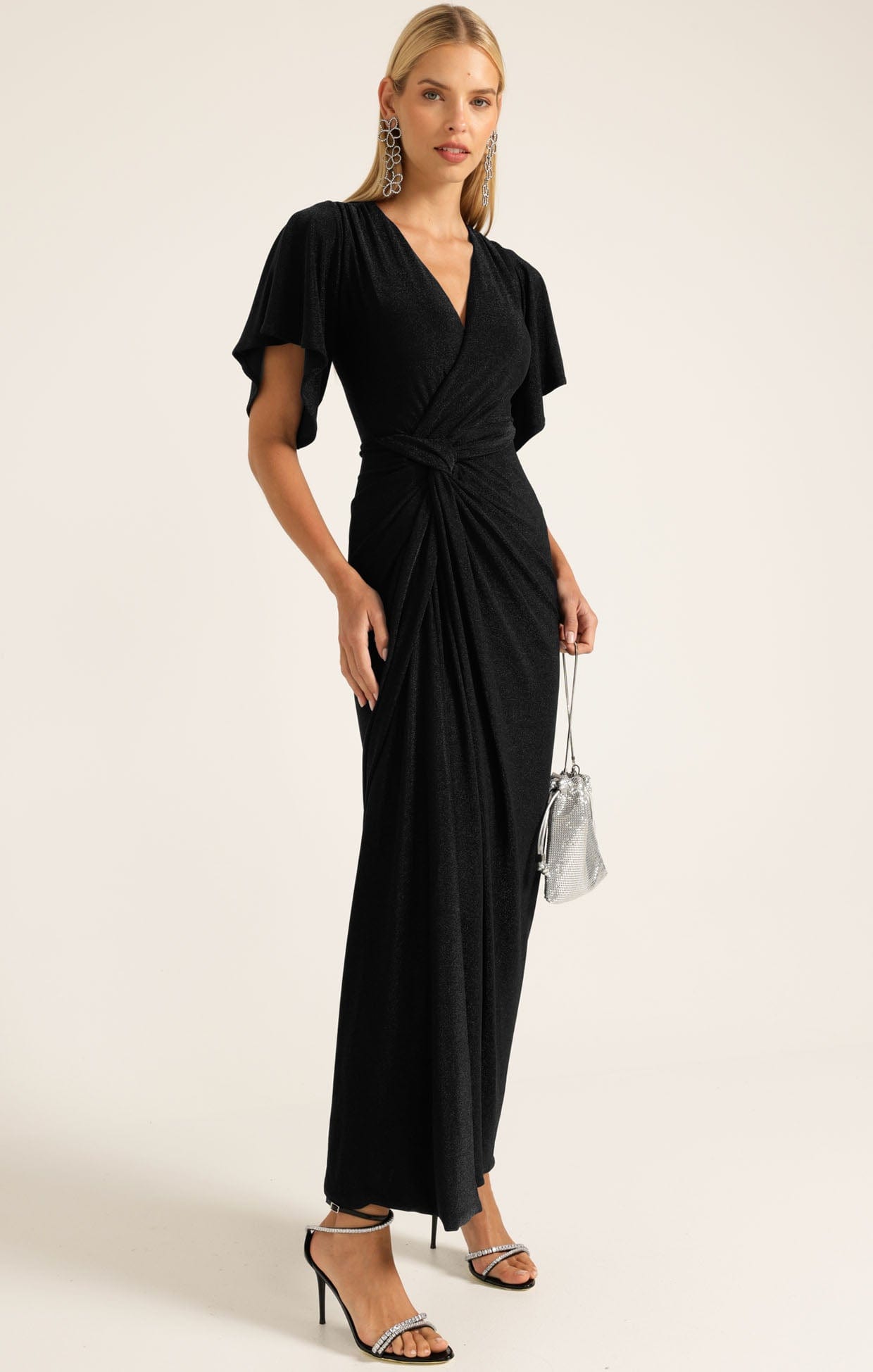 Elegant Black Emporium Event Maxi Dress SACHA DRAKE Elegant Black Emporium Event Maxi Dress SACHA DRAKE