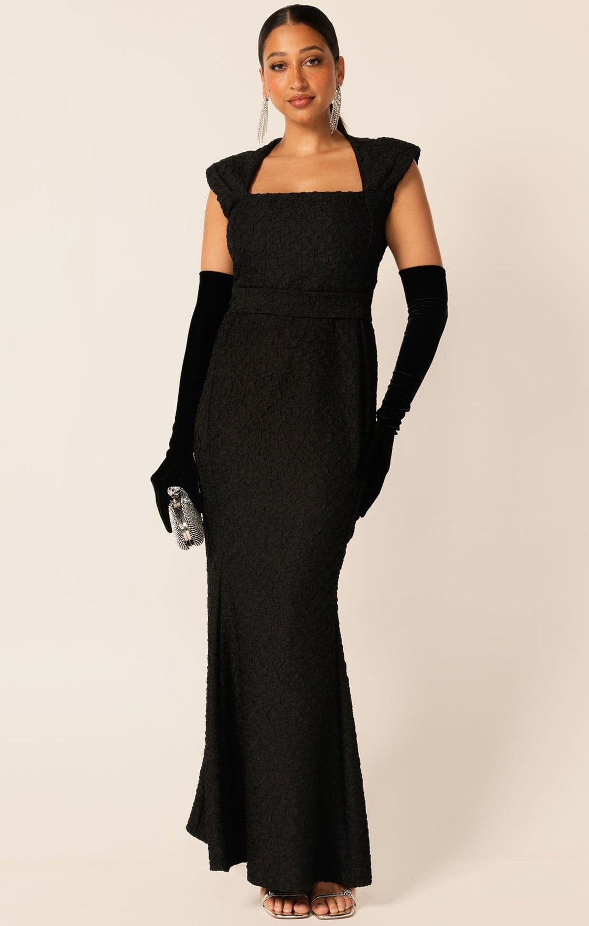 Dresses Events GALA ROYALE GOWN IN BLACK