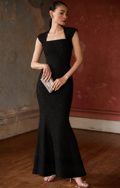 Dresses Events GALA ROYALE GOWN IN BLACK