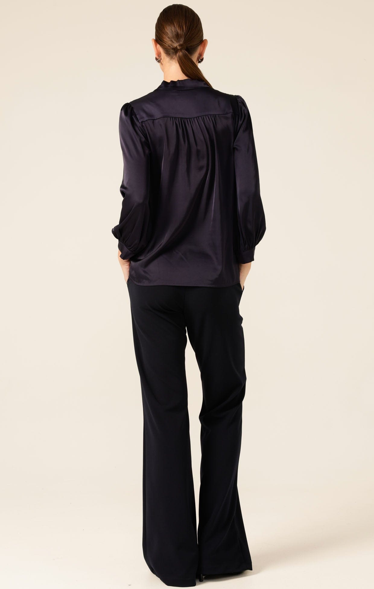 Tops Multi Occasion HATCHIE BLOUSE IN NAVY