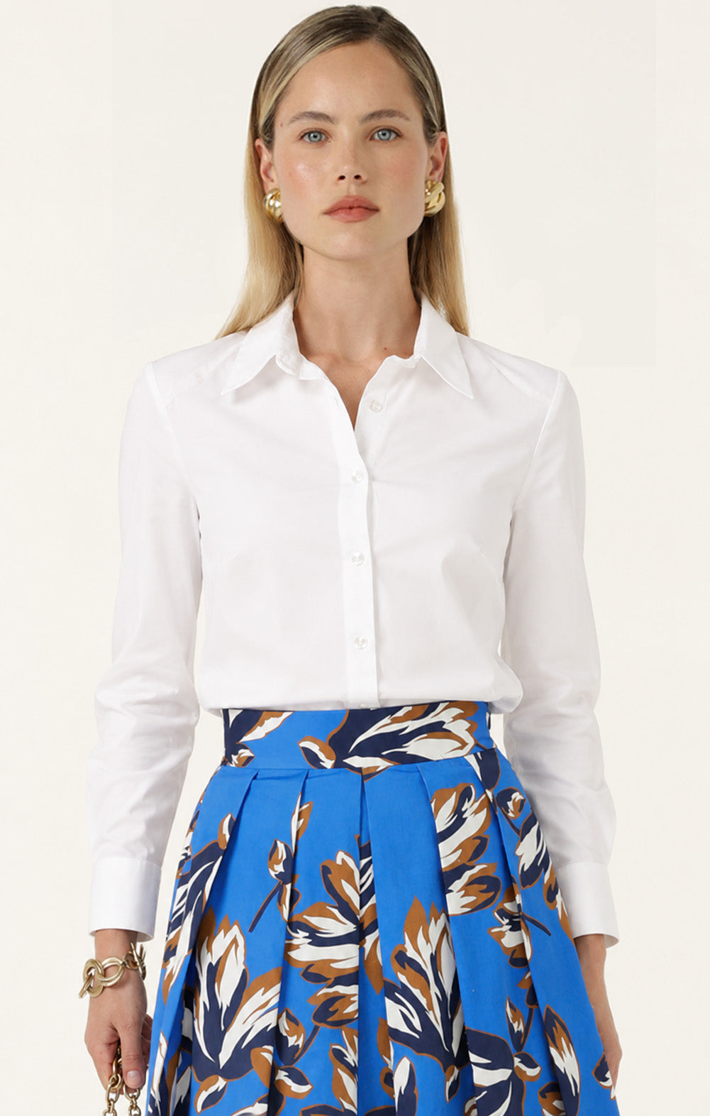 Tops Multi Occasion CLASSIC SHIRT IN WHITE