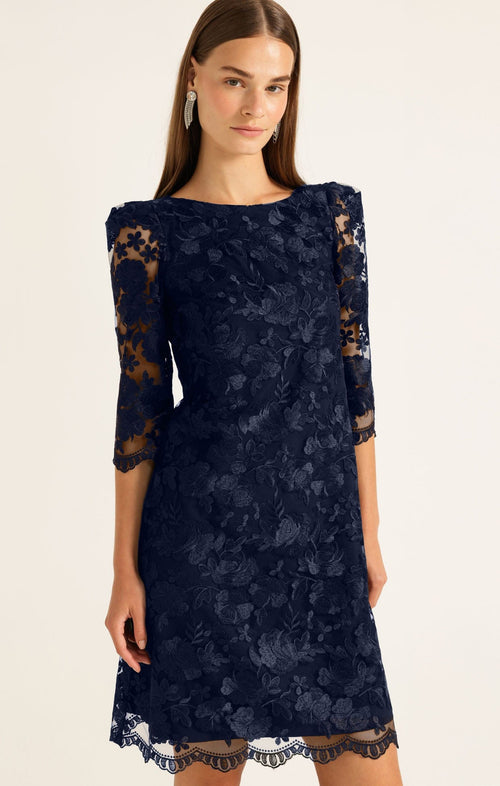 Dresses Events LAYLA SHIFT DRESS NAVY