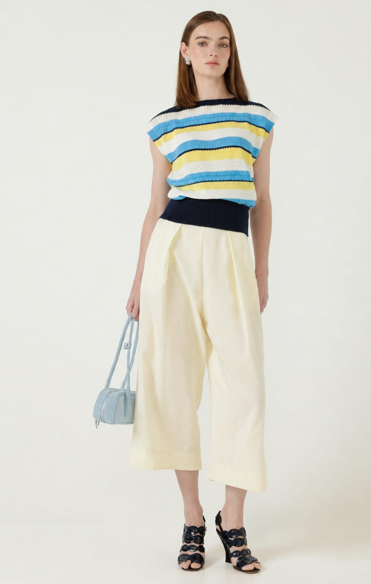 Knitwear LIMONCELLO STRIPE KNIT TOP