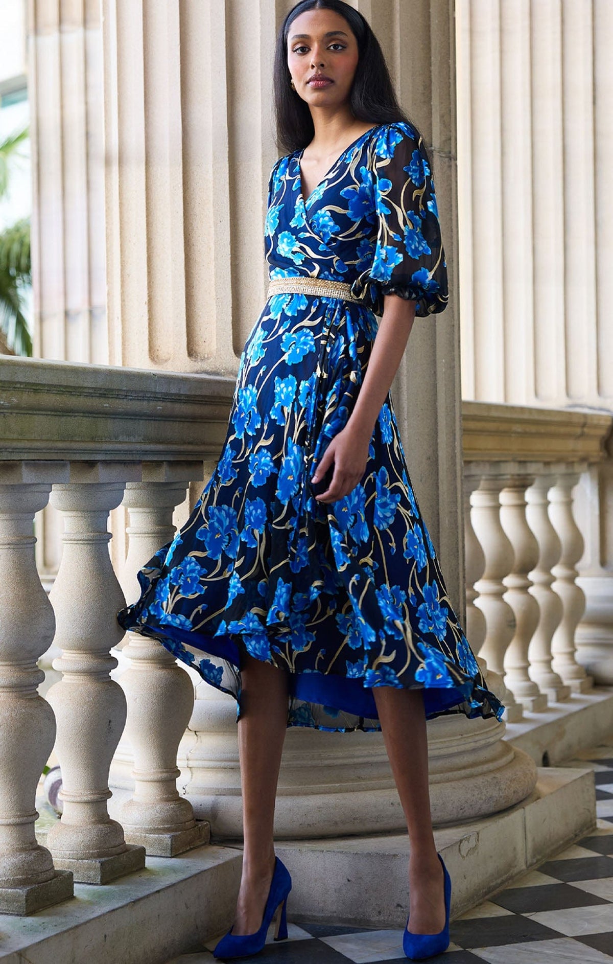 Dresses Events LINNEE WRAP MIDI DRESS