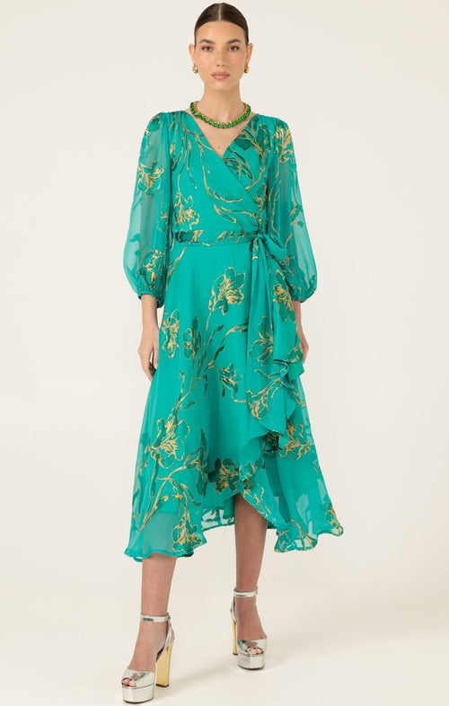 Dresses LORELEI WRAP MIDI DRESS
