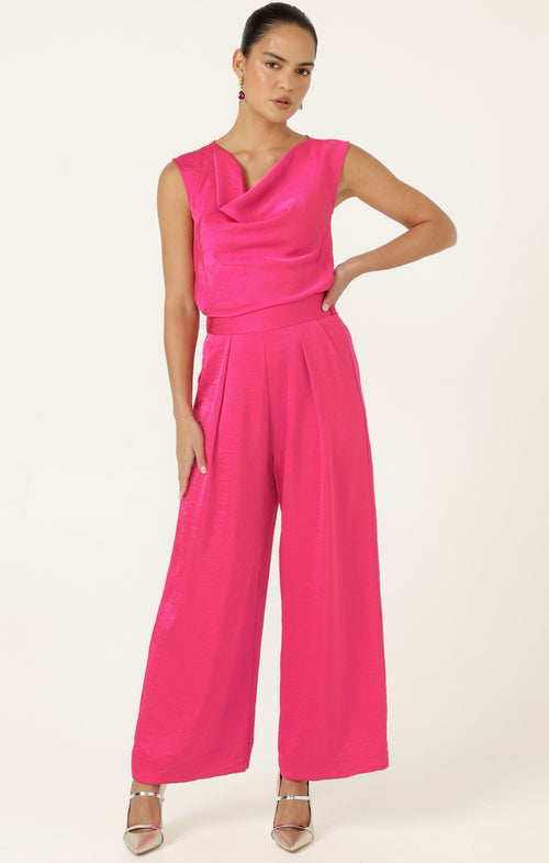 Pants Multi Occasion LUXE PLEATED TROUSER IN PINK