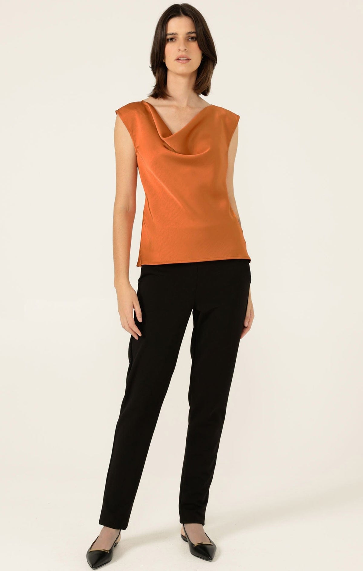 Pants Multi Occasion TAPERED LEG PANT IN BLACK