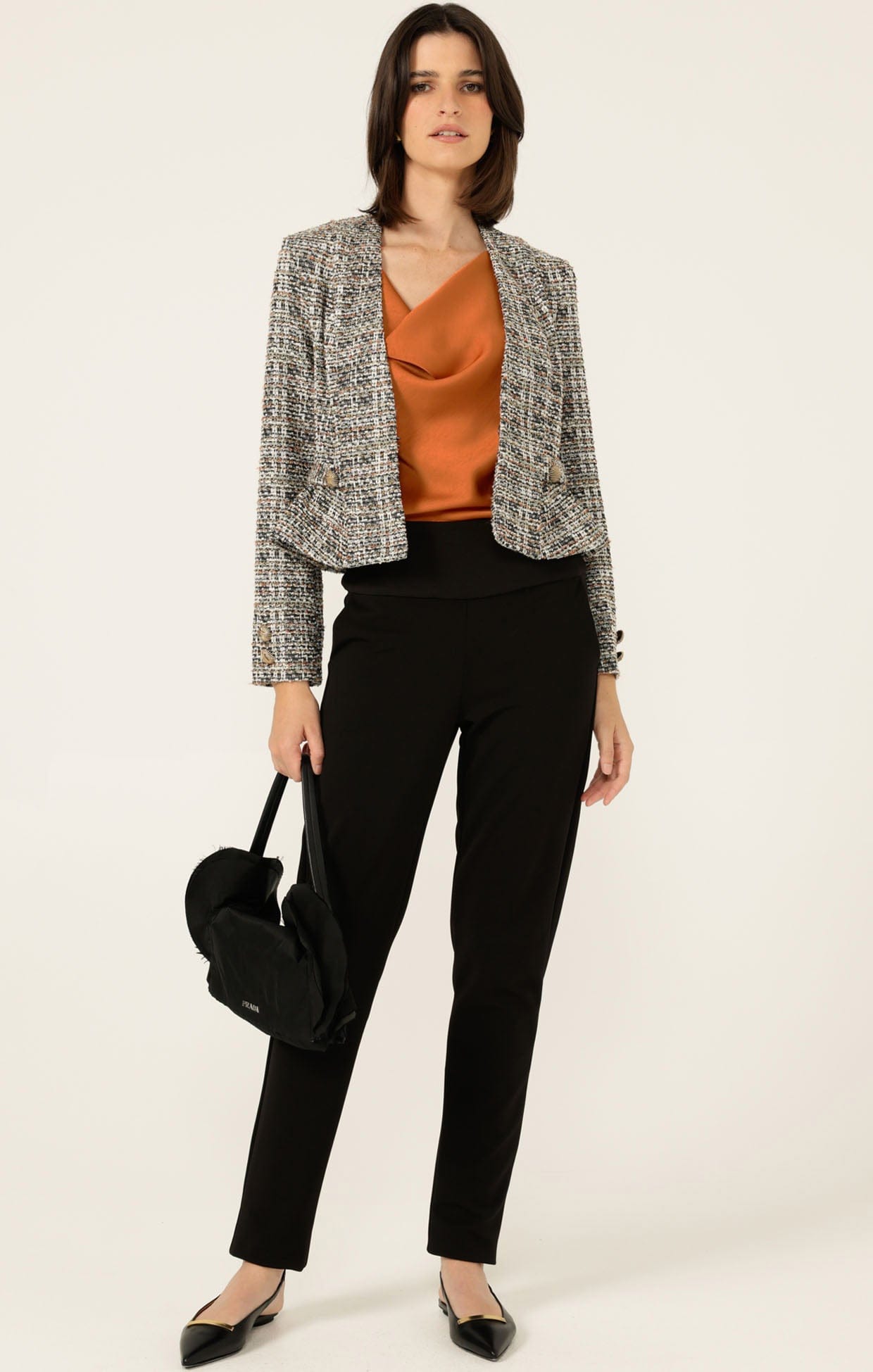 Pants Multi Occasion TAPERED LEG PANT IN BLACK