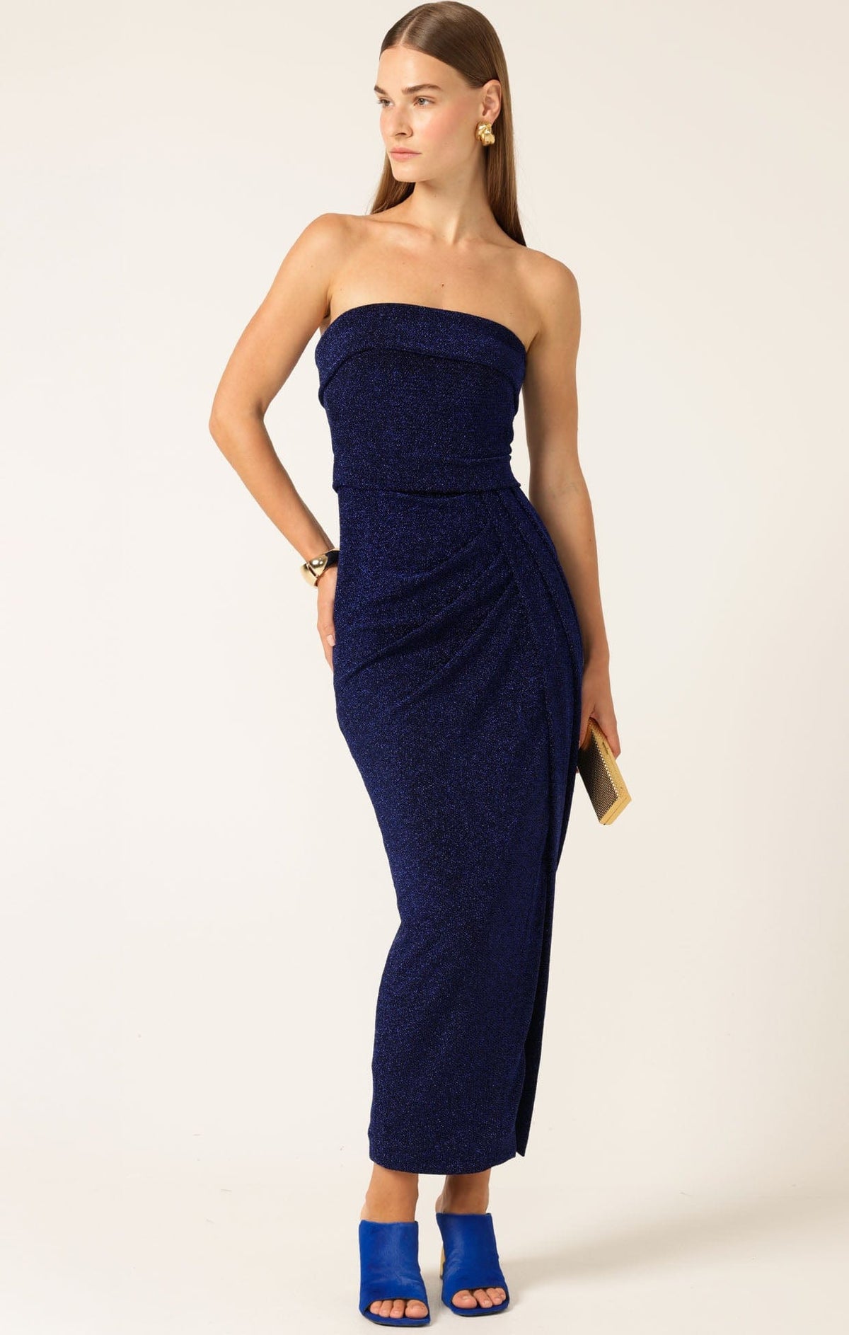 Dresses Events MERLE STRAPLESS MAXI DRESS SAPPHIRE