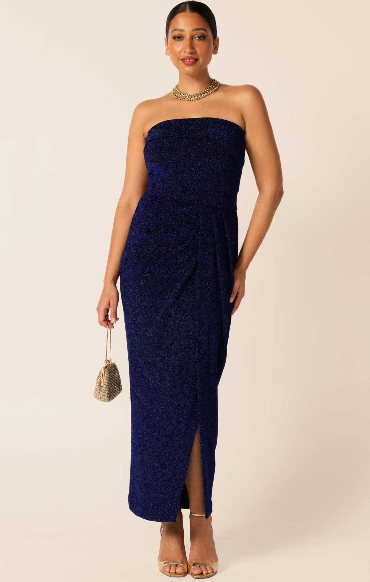 Dresses Events MERLE STRAPLESS MAXI DRESS SAPPHIRE