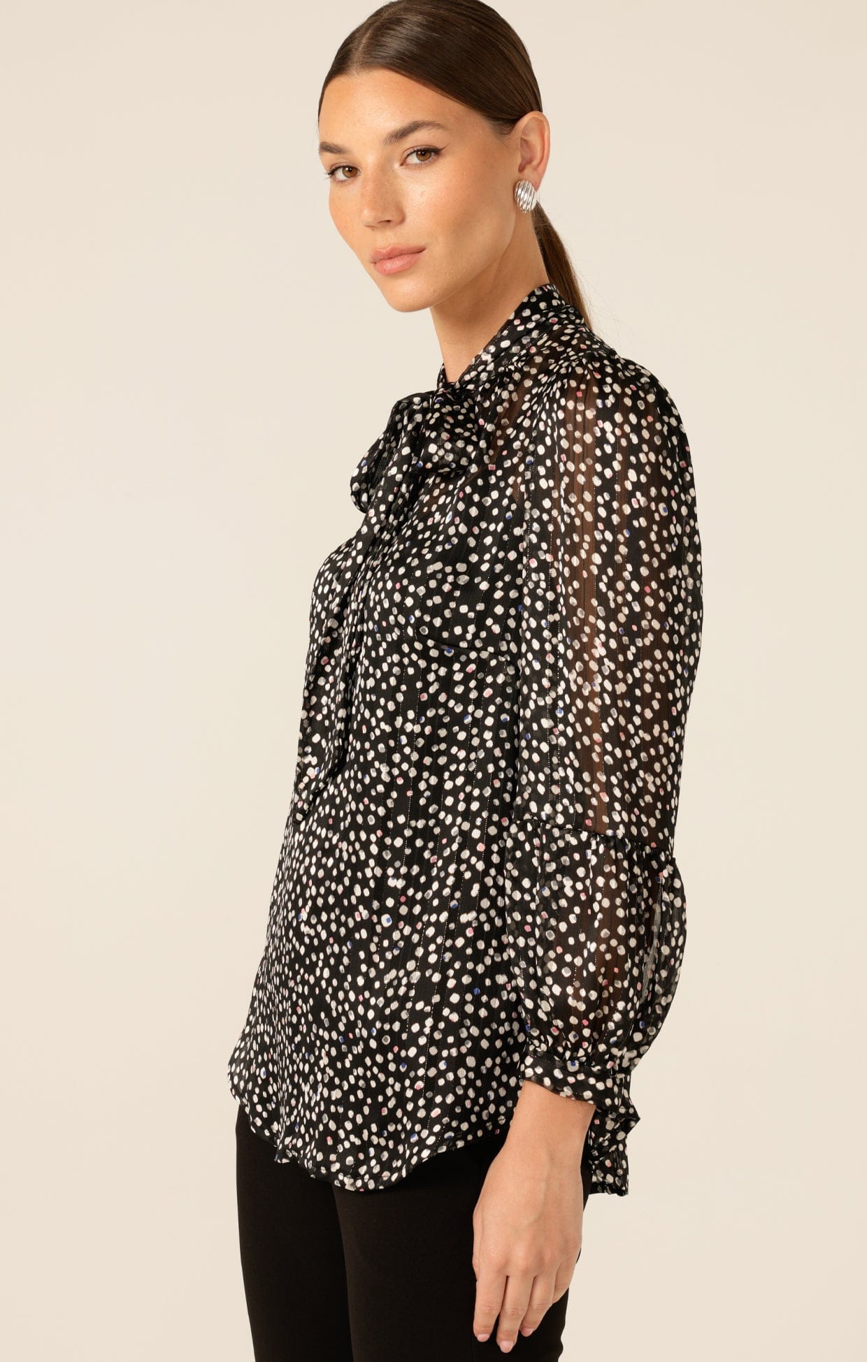 Tops Multi Occasion MOONLIT CONFETTI BLOUSE