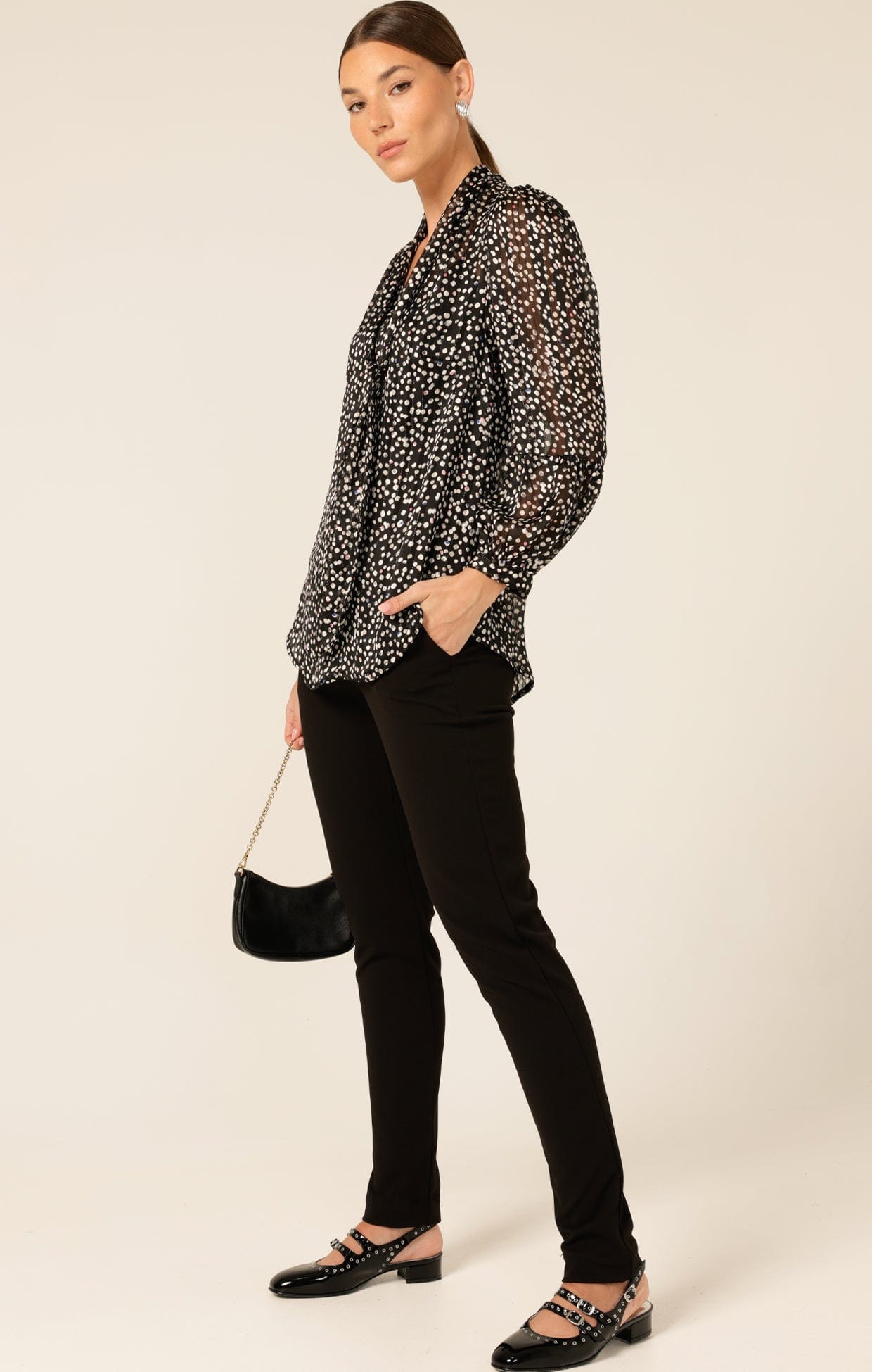 Tops Multi Occasion MOONLIT CONFETTI BLOUSE