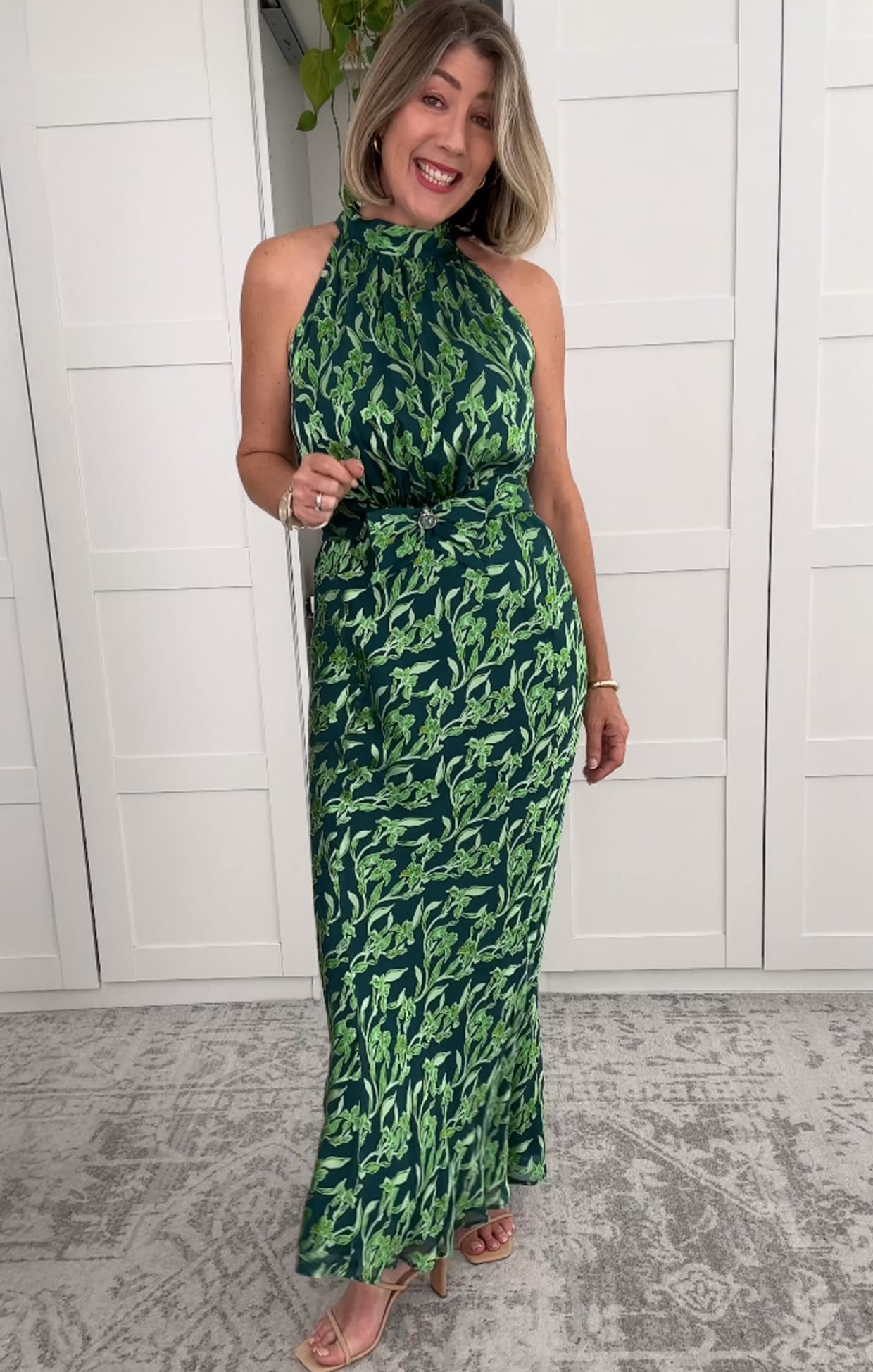 Dresses Events PRISCILLA HALTER BIAS DRESS