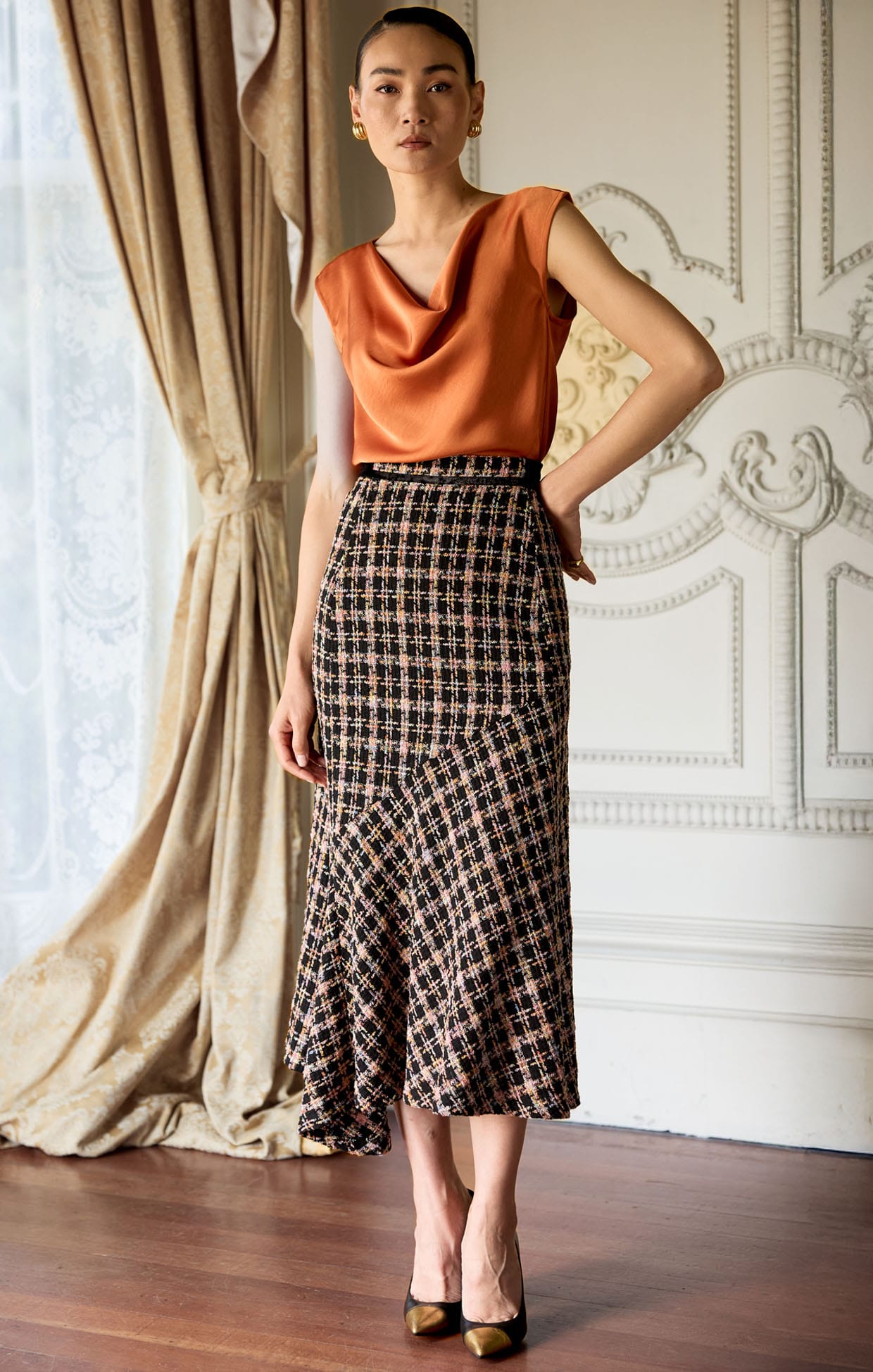 Skirts Multi Occasion ONYX MIDI SKIRT