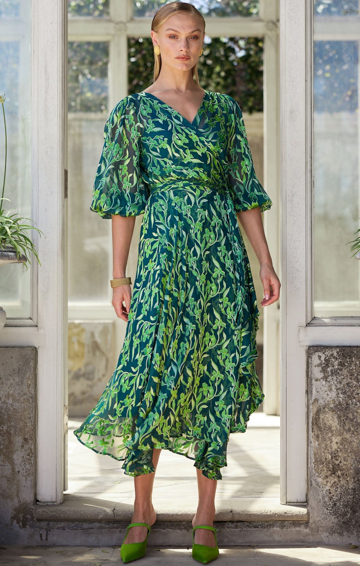 orchid paradise cocktail midi wrap dress reviews Rachel Dress in Orchid XS