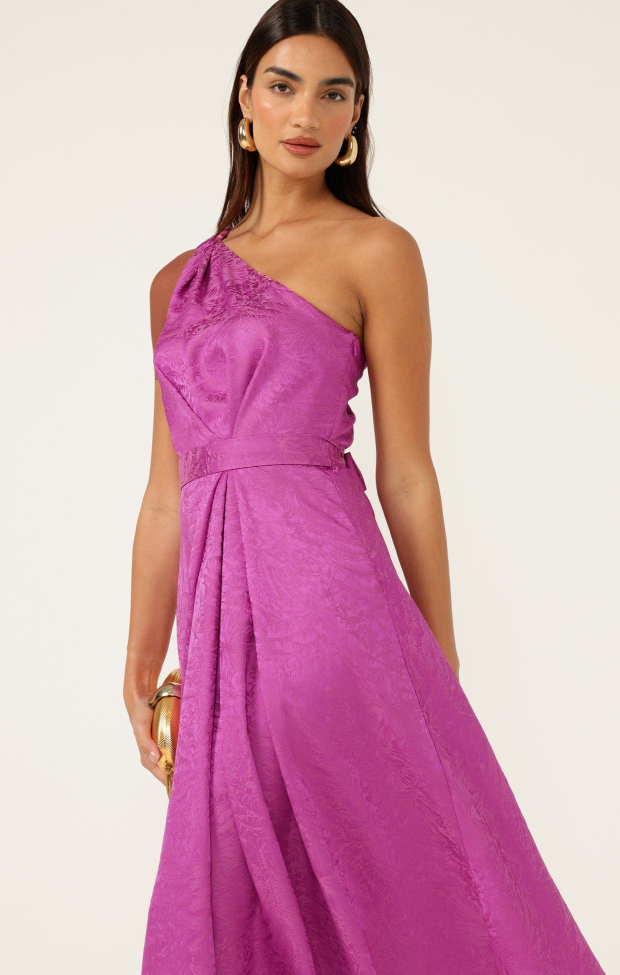 Dresses Events ORLEANS ONE SHOULDER MIDI DRESS