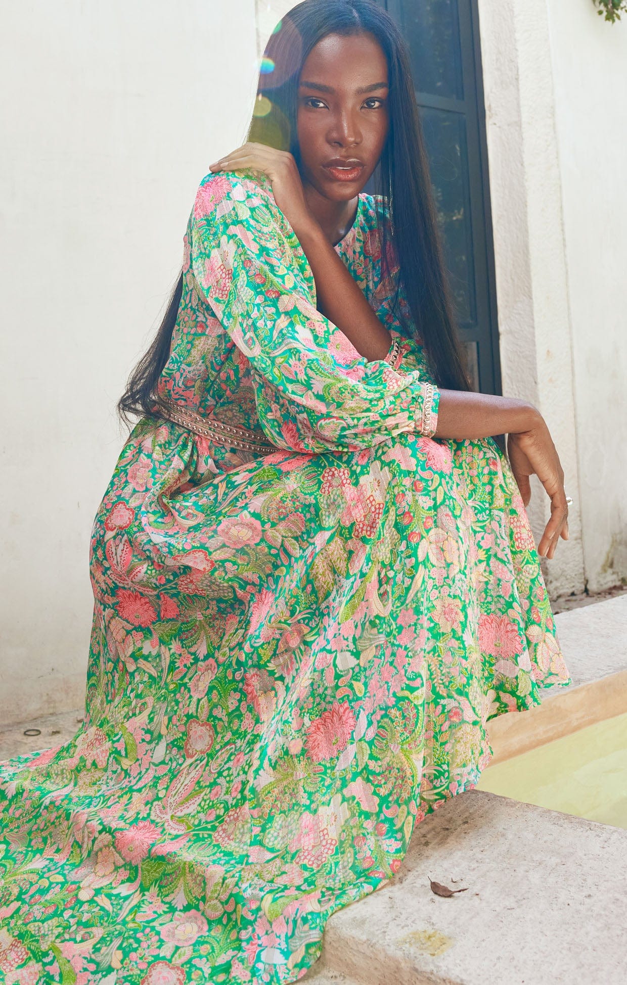 Dresses Multi Occasion PASTEL PARADISE MIDI DRESS