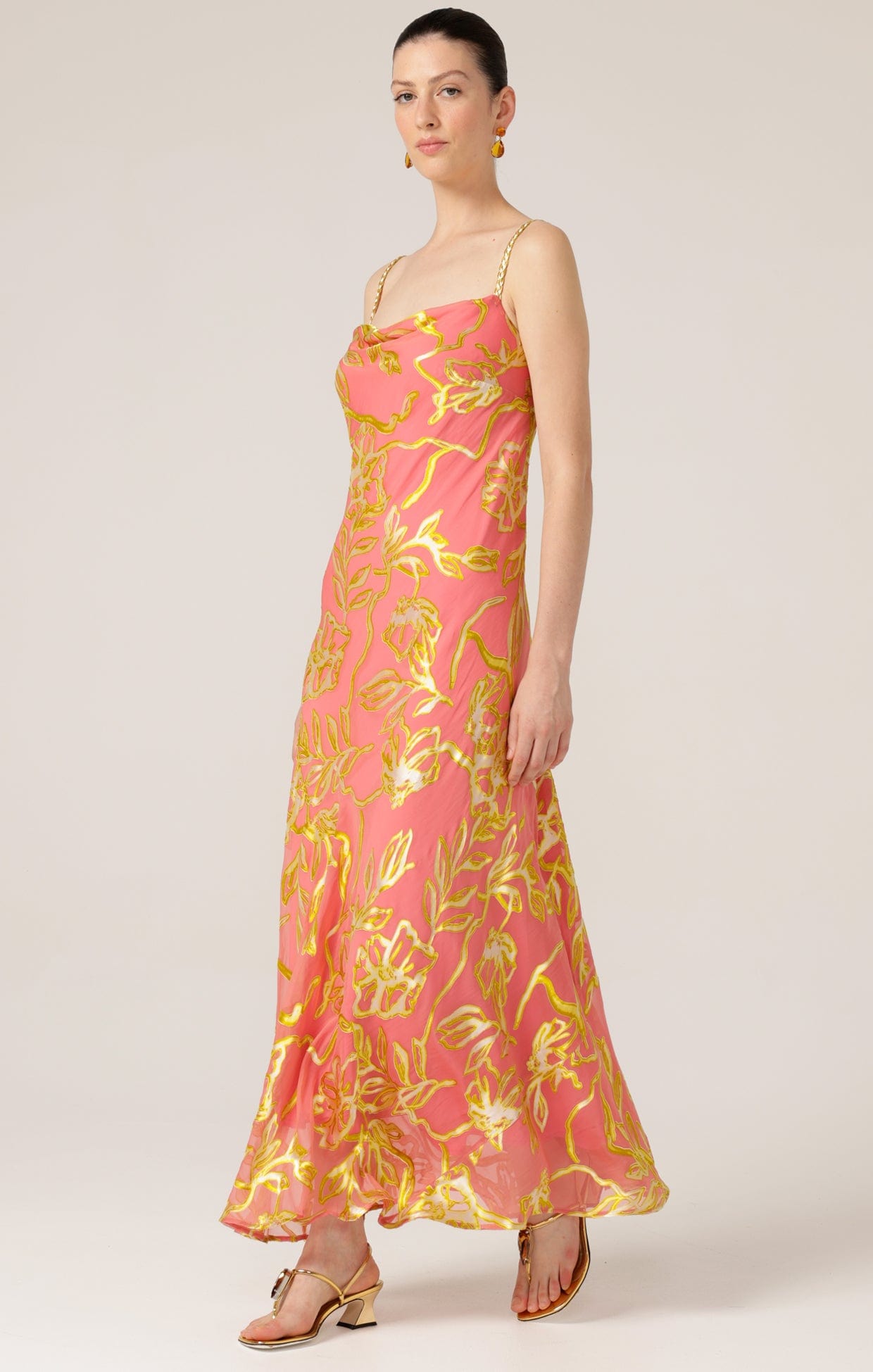 Dresses PEACH PHEASANT DRESS