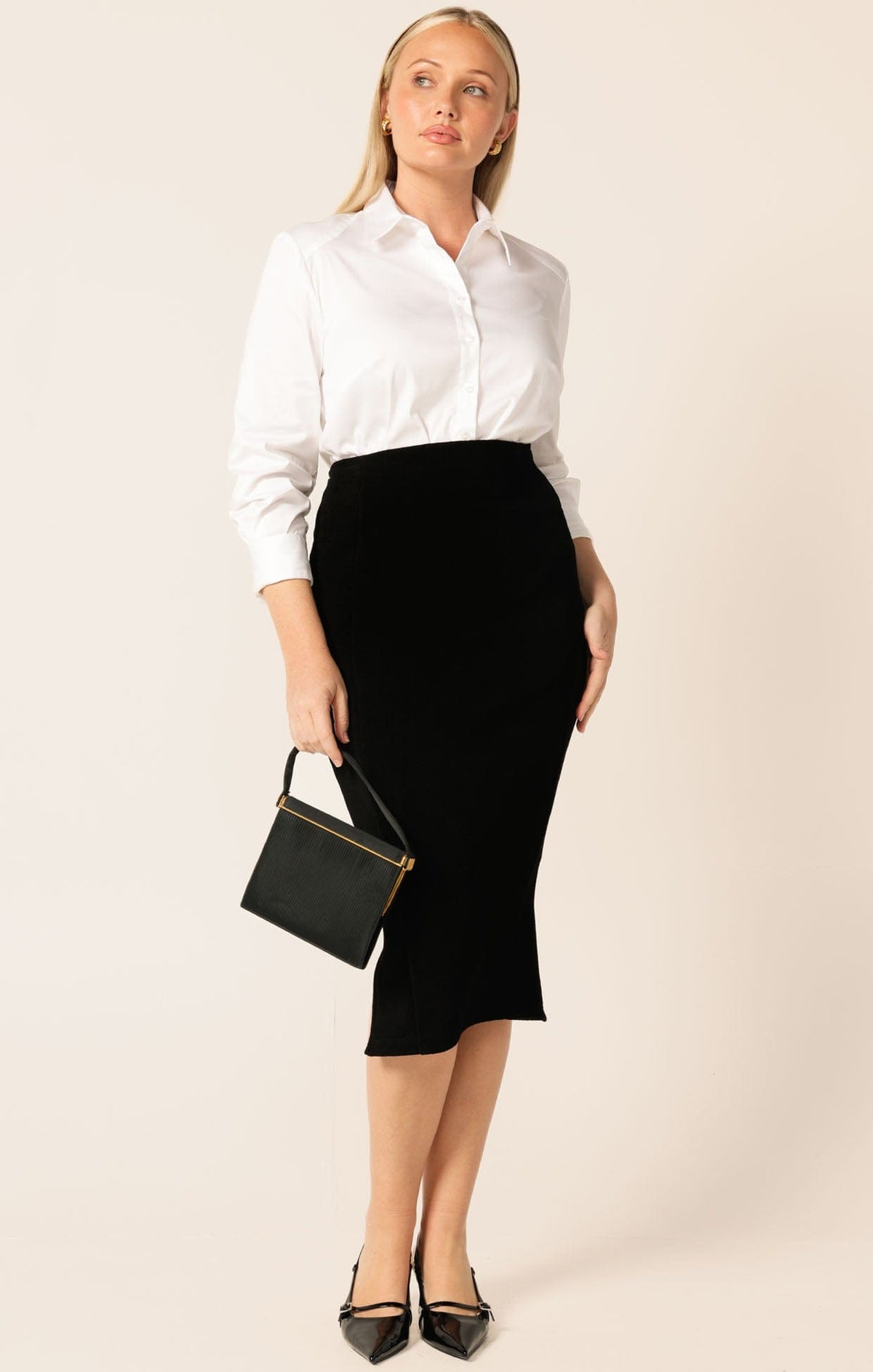 Skirts Multi Occasion PENCIL SKIRT IN BLACK