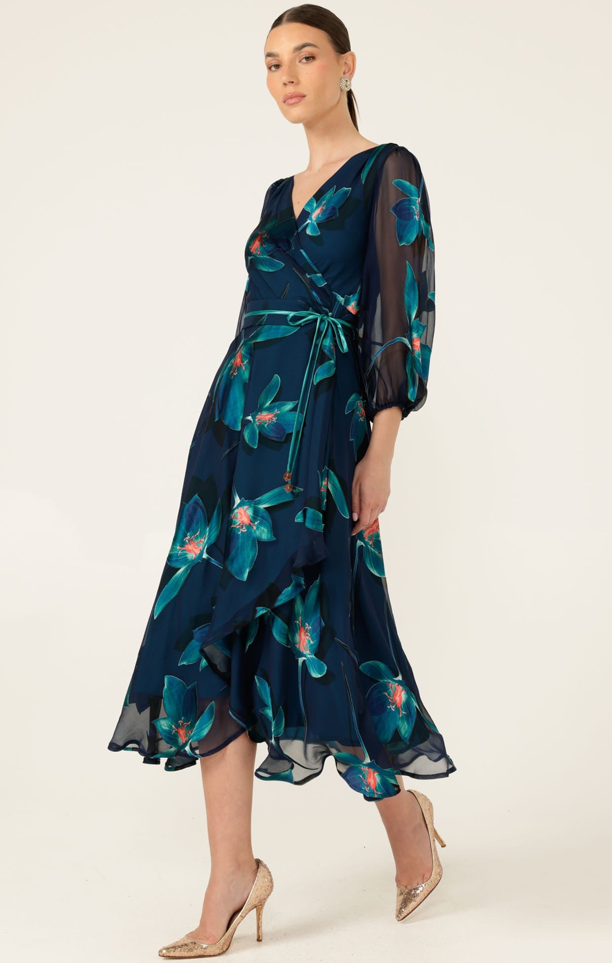 Dresses Events PENDULUM WRAP DRESS