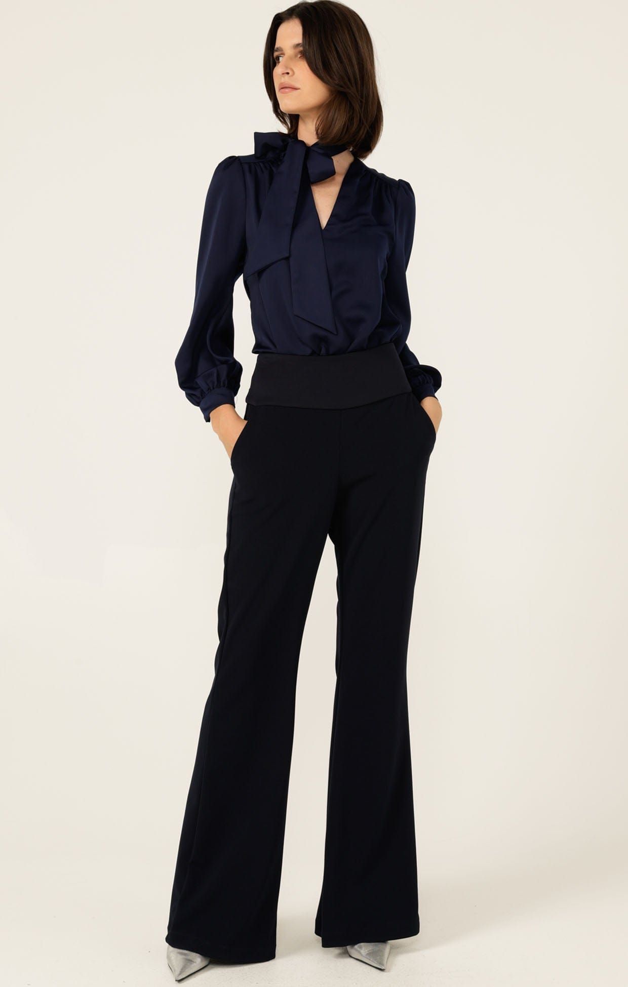 Tops Multi Occasion PRUDENCE BLOUSE IN NAVY