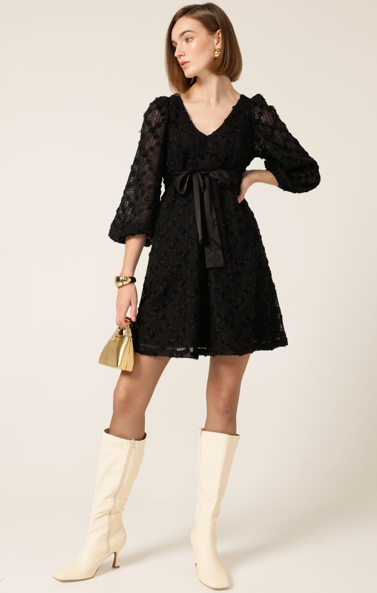 Dresses RIBBON LACE SHIFT DRESS