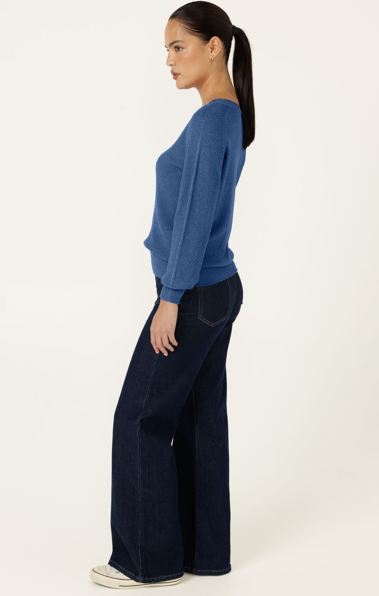 Knitwear ROSANNA KNIT TOP IN BLUEBELL