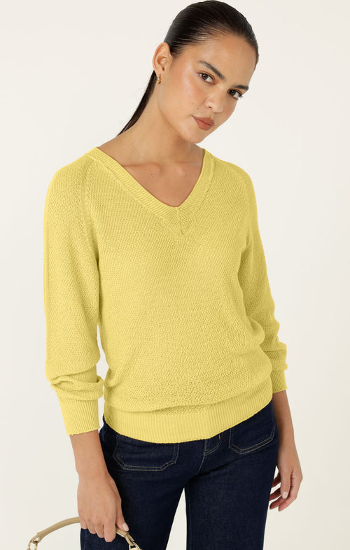 Knitwear ROSANNA KNIT TOP IN LEMON
