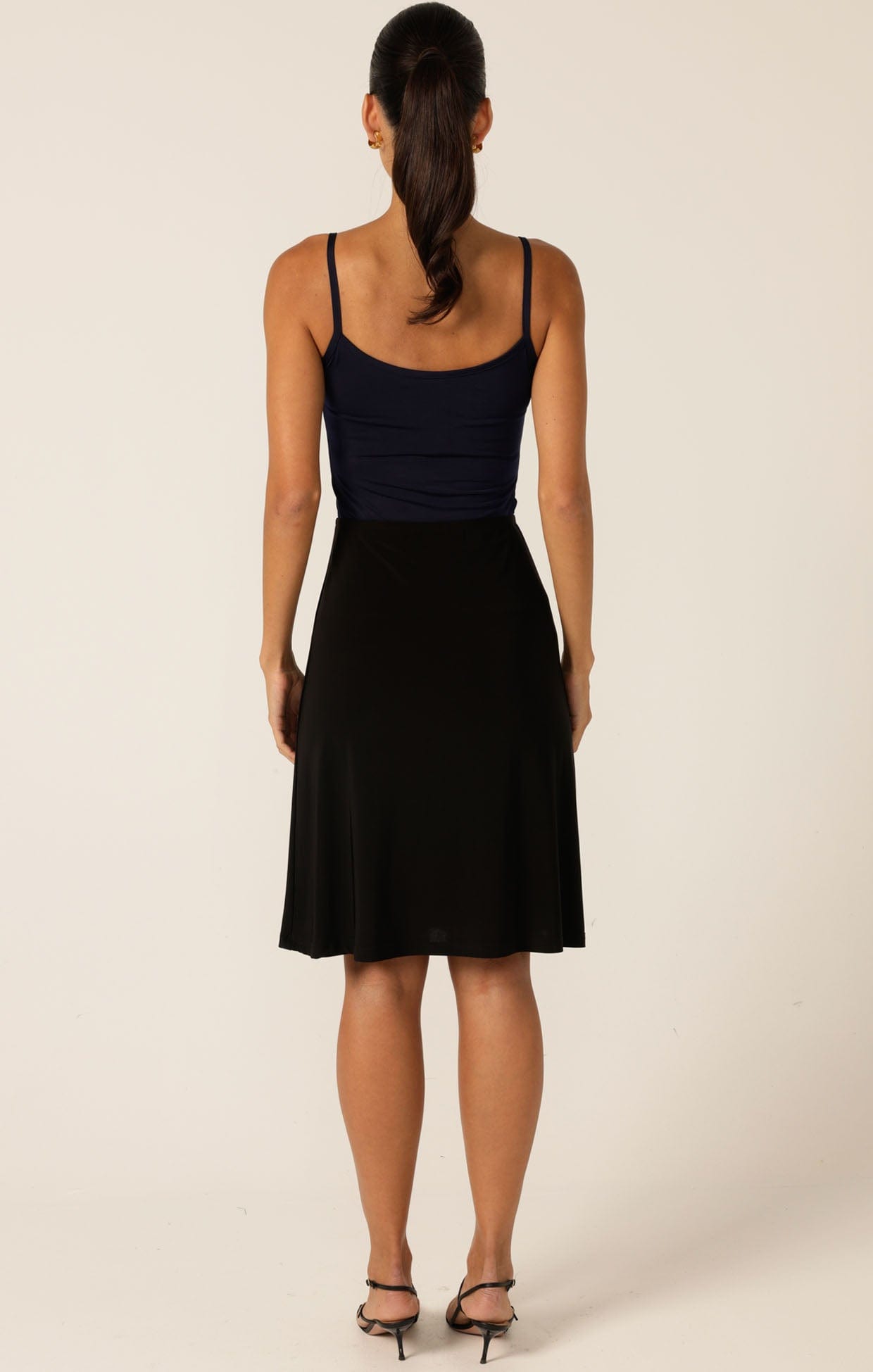 Tops Multi Occasion RUCHED GATHERED CAMI SLIP IN NAVY