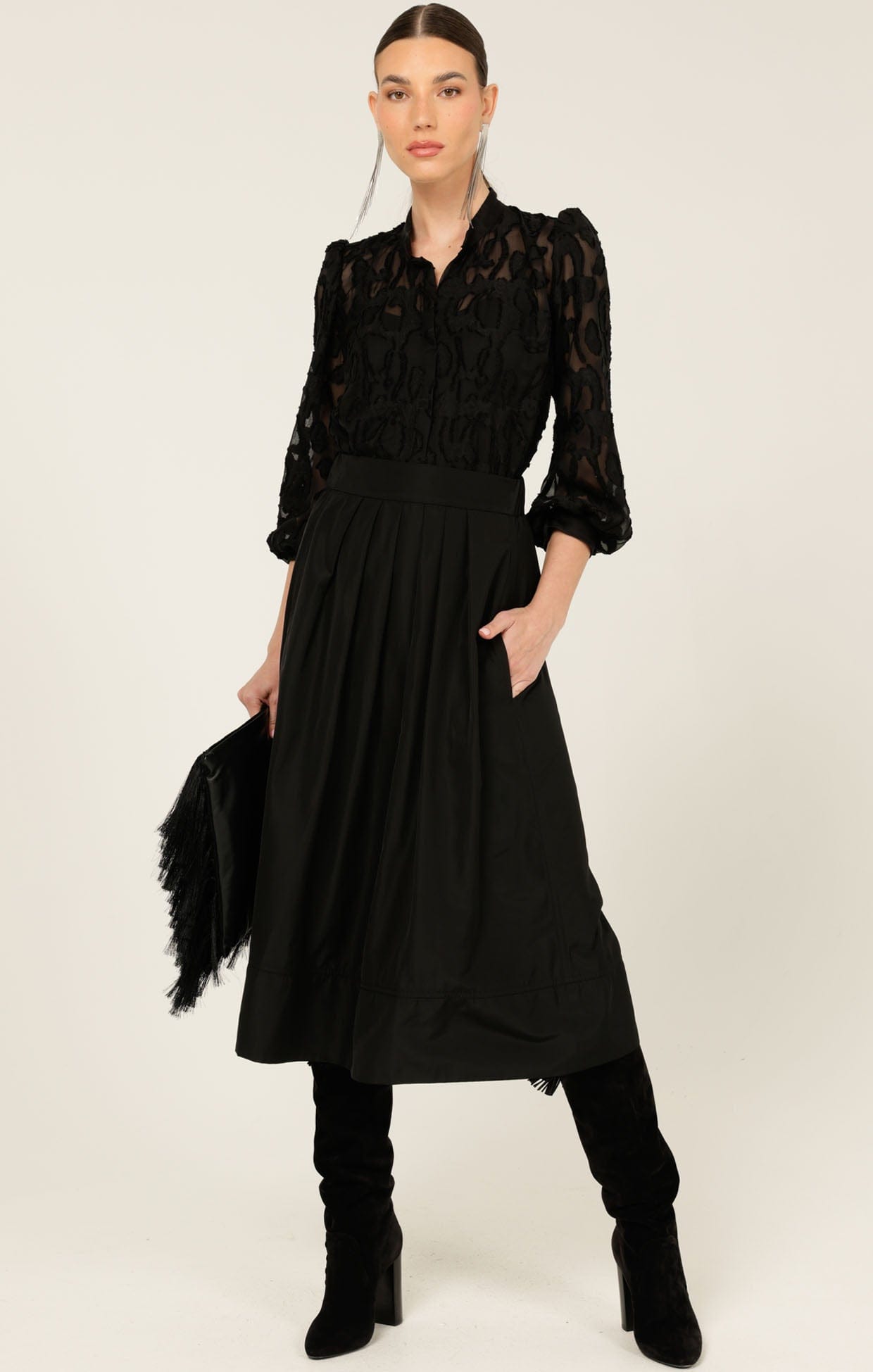 Tops Multi Occasion SALOME BLOUSE IN BLACK