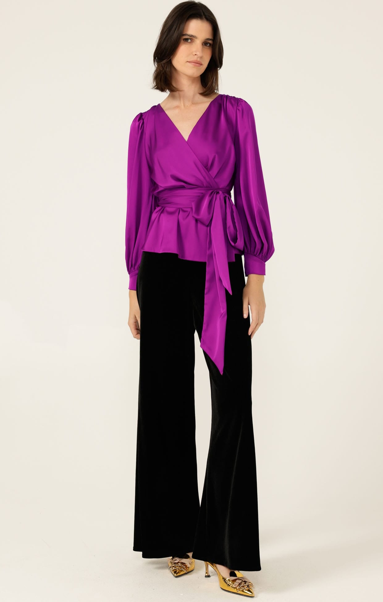 Pants Multi Occasion PLUSH PALAZZO PANT